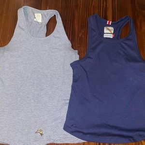 Lot of 2 Tracksmith tanks (horizon & cannonball) size XS